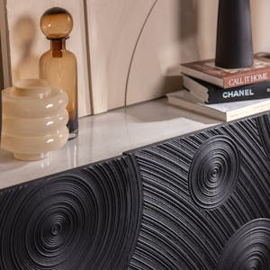 Console design en céramique blanche GIULIA